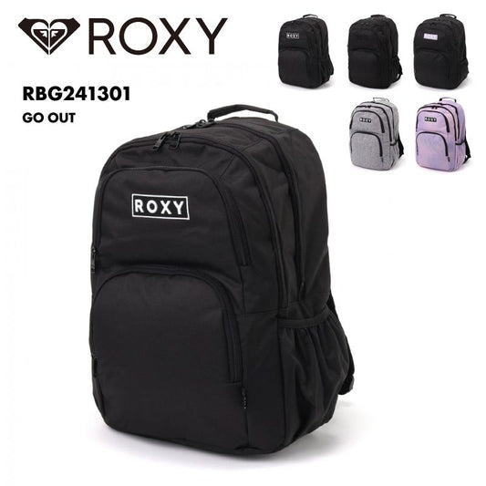 ROXY/ロキシー レディース バックバッグ GO OUT 2024 SPRING RBG241301 リュック 保冷ポケット付 30L ブラック 無地 ブランド 通勤 通学 女性用