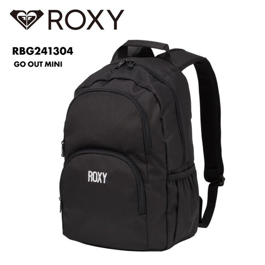 ROXY/ロキシー レディース バックバッグ GO OUT MINI 2024 SPRING RBG241304 リュック リュックサック 13.6L 部活 無地 ブランド 人気 通学 通勤 ブラック 女性用