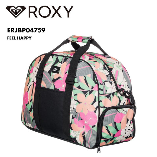 ROXY/ロキシー レディース ボストンバッグ FEEL HAPPY 2024 SPRING ERJBP04759 ジムバッグ カバン バッグ 35L ショルダー ブランド 旅行バッグ 飛行バッグ シューズポケット付き 女性用