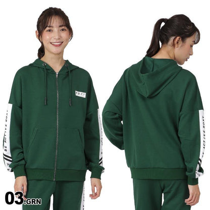 ROXY Women's Fitness Jacket RZP231541 Zip Up Hoodie Sweat Jersey Top Gym Yoga Wear For Women 