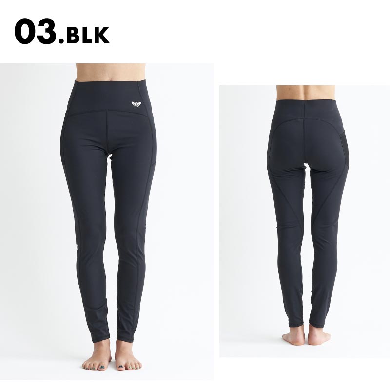 ROXY/ロキシー レディース レギンス SIMPLY CALM LEGGINGS 2024 SPRING FITNESS RPT241514 紫外線対策 プール 海 UVカット 水陸両用 速乾 女性用