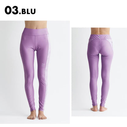 ROXY/ロキシー レディース レギンス SPIRITED LEGGINGS VER2 2024 SPRING FITNESS RPT241509 水陸両用 速乾 UVカット 無地 紫外線対策 海 日焼け止め対策 紫外線対策 ブランド かわいい 女性用