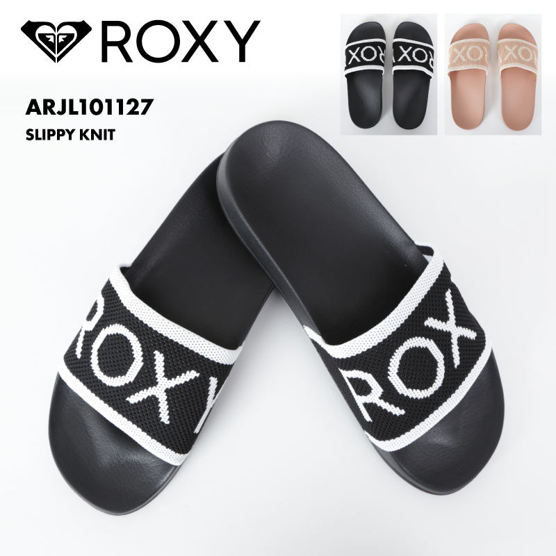 【予約 10月21日以降順次発送】ROXY/ロキシー レディース シャワーサンダル SLIPPY KNIT 2024 SPRING ARJL101127 シンプル ビーサン サンダル ビーチ ロゴ ブランド おしゃれ ギフト プレゼント 女性用