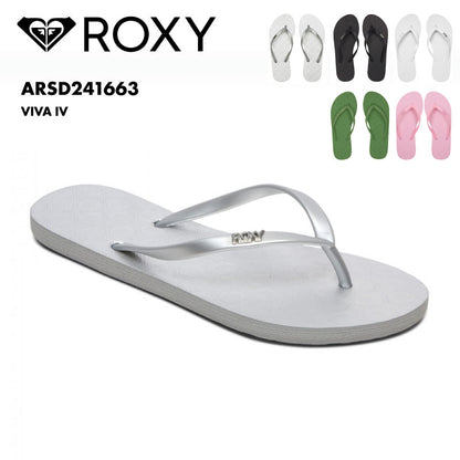 ROXY/ロキシー レディース ビーチサンダル VIVA IV 2024 SPRING ARSD241663 シンプル ビーサン サンダル ビーチ ロゴ ブランド おしゃれ ギフト プレゼント 女性用【メール便発送 24SS-05】