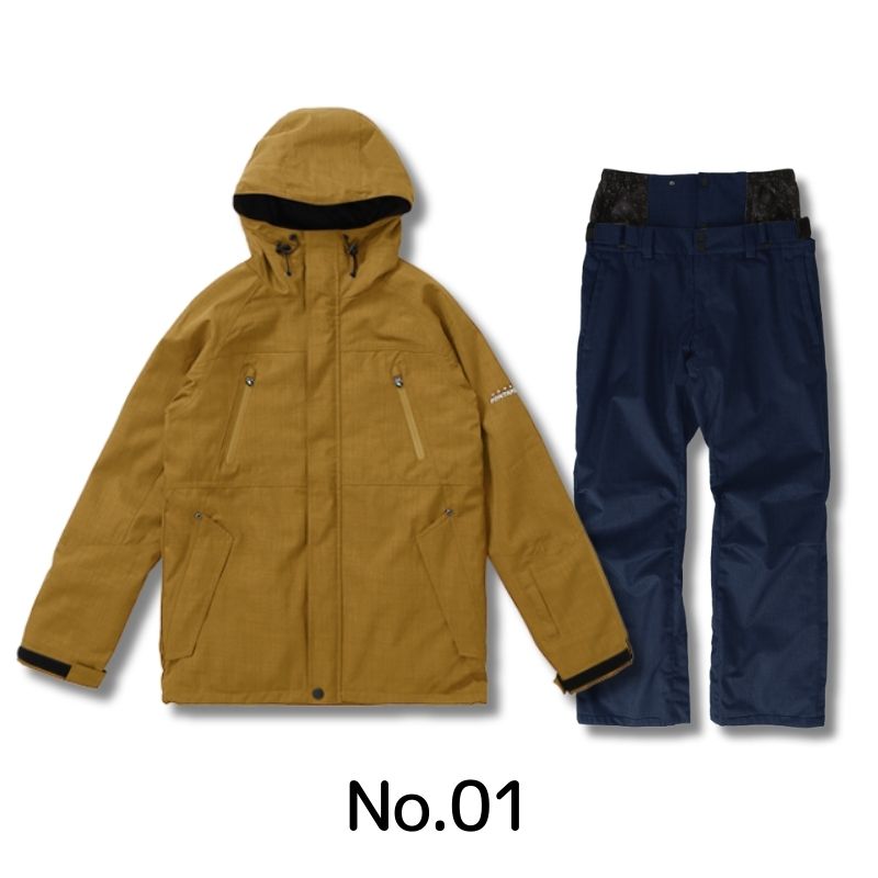 [福袋 返品不可] 3点セット レンタルよりお得 スノーボードウェア メンズ スノージャケット + スノーパンツ + ゴーグル  PONTAPES/ポンタぺス PSET-24_3