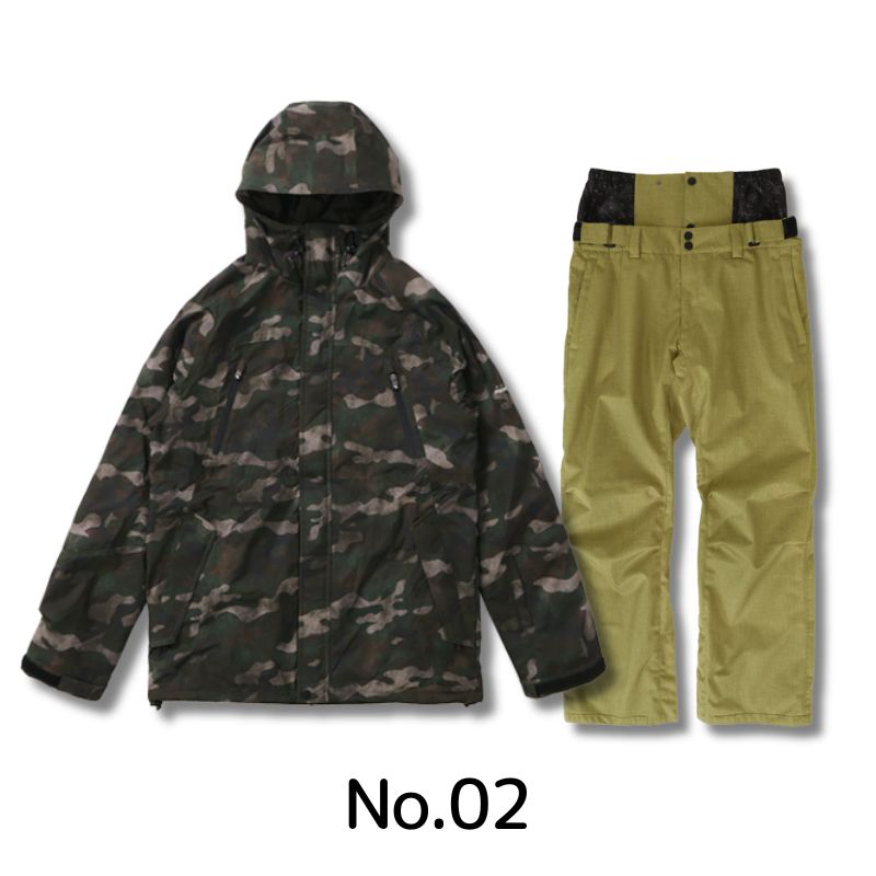 [福袋 返品不可] 3点セット レンタルよりお得 スノーボードウェア メンズ スノージャケット + スノーパンツ + ゴーグル  PONTAPES/ポンタぺス PSET-24_3