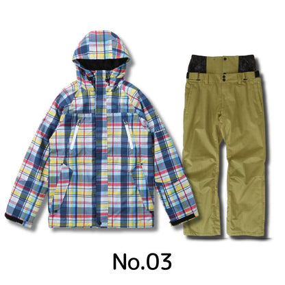 [福袋 返品不可] 3点セット レンタルよりお得 スノーボードウェア メンズ スノージャケット + スノーパンツ + ゴーグル  PONTAPES/ポンタぺス PSET-24_3