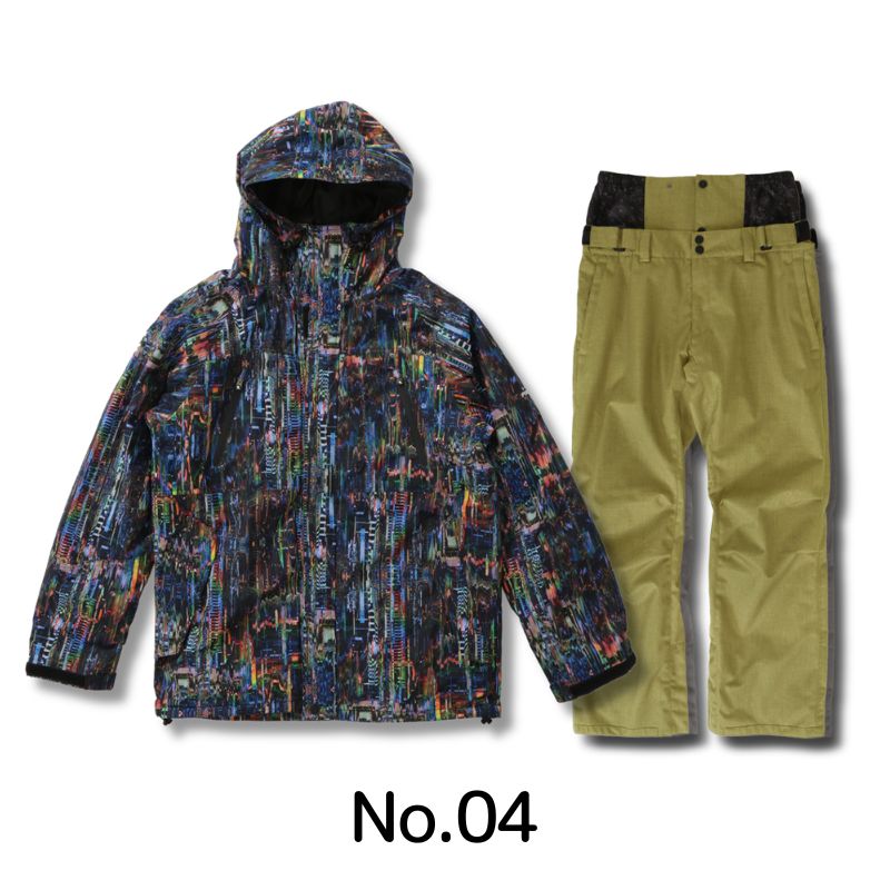 [福袋 返品不可] 3点セット レンタルよりお得 スノーボードウェア メンズ スノージャケット + スノーパンツ + ゴーグル  PONTAPES/ポンタぺス PSET-24_3