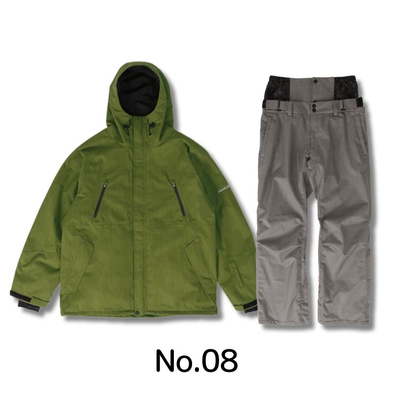 [福袋 返品不可] 3点セット レンタルよりお得 スノーボードウェア メンズ スノージャケット + スノーパンツ + ゴーグル  PONTAPES/ポンタぺス PSET-24_3