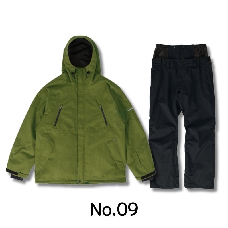 [福袋 返品不可] 3点セット レンタルよりお得 スノーボードウェア メンズ スノージャケット + スノーパンツ + ゴーグル  PONTAPES/ポンタぺス PSET-24_3