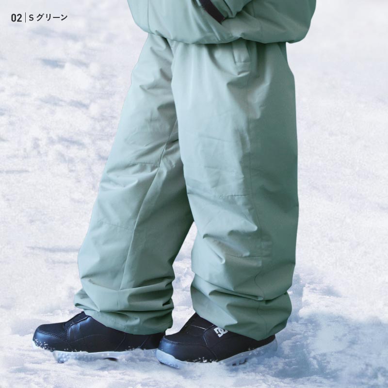 スノーボードウェア メンズ レディース パンツ単品 ルーズシルエット