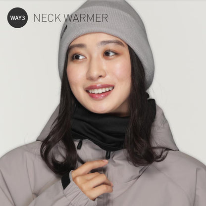 スノーボード バラクラバ メンズ レディース スキー フェイスマスク フェイスカバー ネックカバー フェイスガード ３way 防寒 保温 冬 PONTAPES/ポンタぺス PONF-106 メール便発送