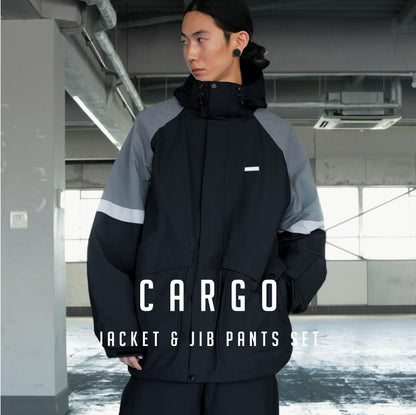 빅 포켓 상하 세트 스노우 보드 웨어 맨즈 레이디스 PONTAPES PSET-46