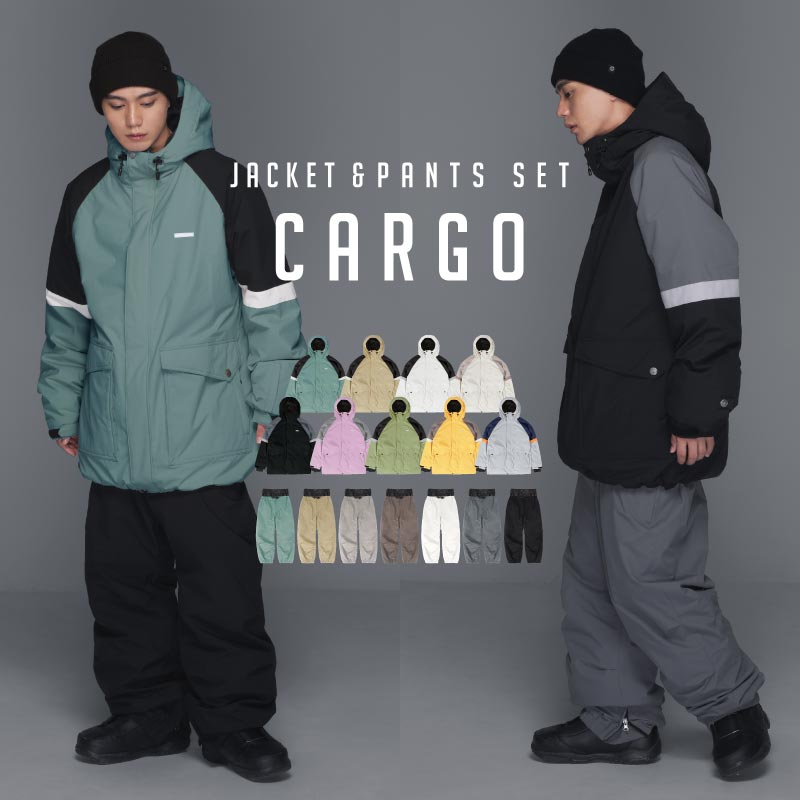 1~15カラー]スノーボードウェア 上下セット メンズ レディース ルーズ