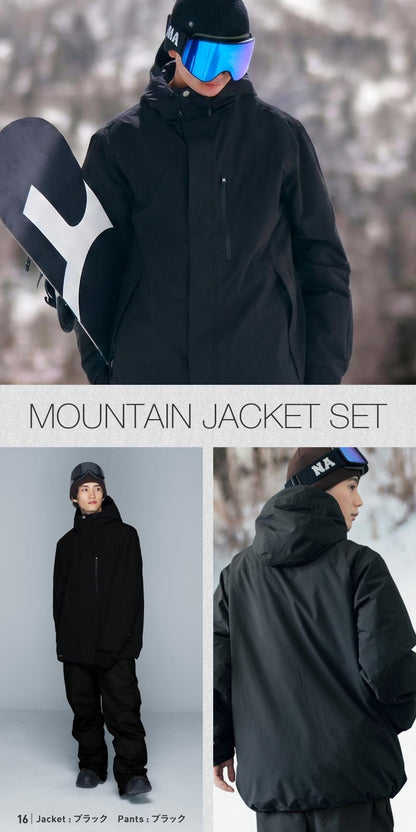 Pullover Top and Bottom Set Snowboard Wear Men's Women's PONTAPES PSET-44
