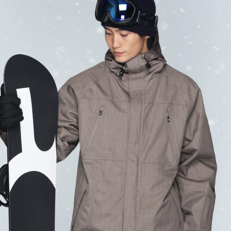 [17~21カラー] スノーボードウェア メンズ 上下セット レギュラーシルエット 中綿入り 撥水 防寒 25-26モデル PONTAPES/ポンタぺス PSET-40