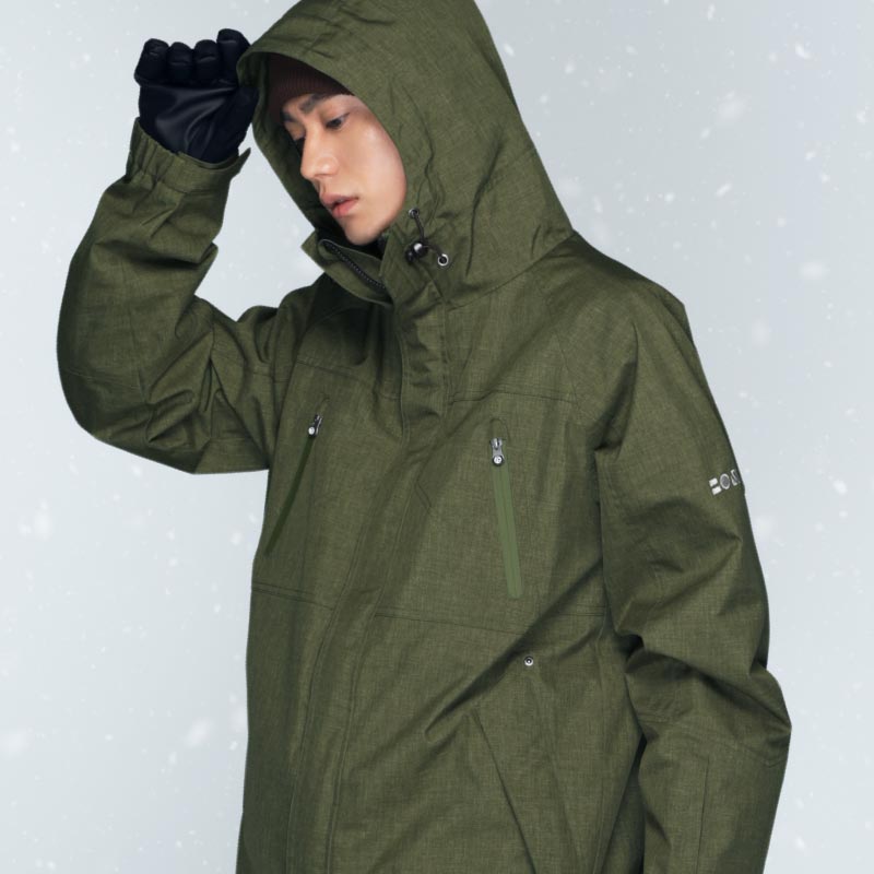 프린트 무늬 상하 세트 스노우 보드 웨어 맨즈 레이디스 PONTAPES PSET-41 