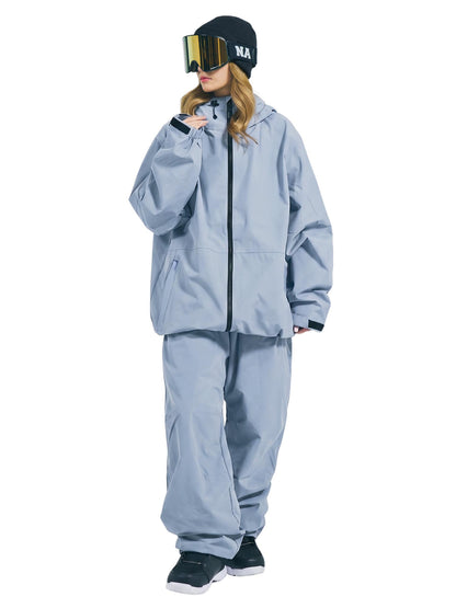[予約 早期特典付き] [瀧澤憲一着用モデル] スノーボードウェア メンズ レディース 上下セット ルーズシルエット ソリッドライトセット 中綿なし/中綿あり 選べる 撥水 26-27モデル PONTAPES/ポンタぺス PSET-30 /PSET-31