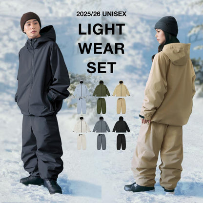 라인 리플렉터 상하 세트 스노우 보드웨어 남성용 여성 PONTAPES PSET-42