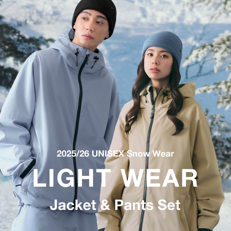 라인 리플렉터 상하 세트 스노우 보드웨어 남성용 여성 PONTAPES PSET-42