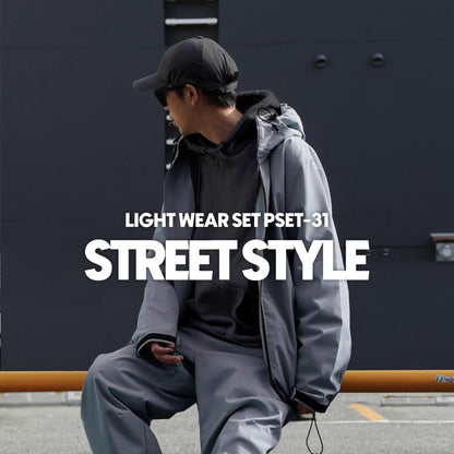 Line Reflector Top and Bottom Set Snowboard Wear Men's Women's PONTAPES PSET-42