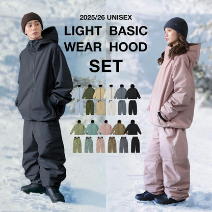 Line Reflector Top and Bottom Set Snowboard Wear Men's Women's PONTAPES PSET-42