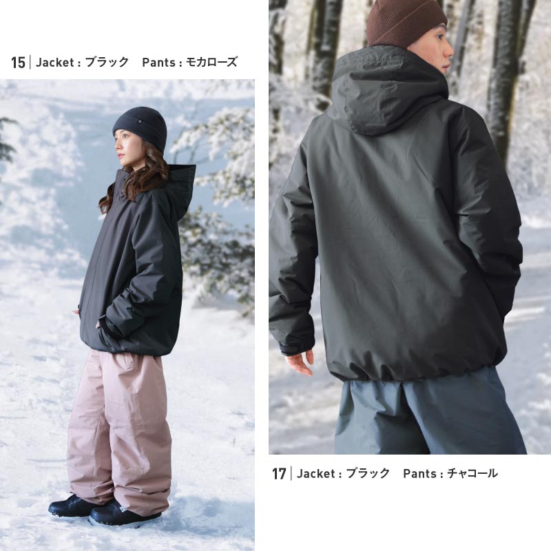 瀧澤憲一着用モデル] スノーボードウェア メンズ レディース 上下