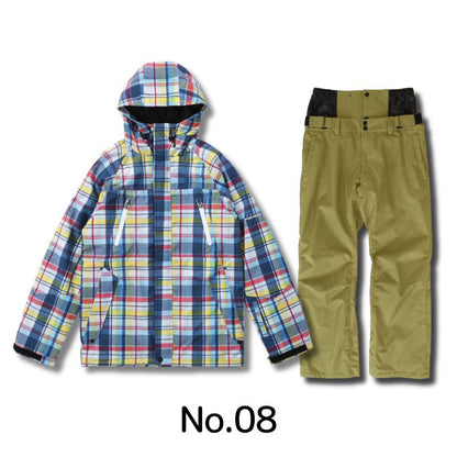 5点セット レンタルよりお得 福袋 スノーボードウェア メンズ レディース スキーウェア 上下セット レギュラーシルエット PONTAPES/ポンタぺス PSET-2324