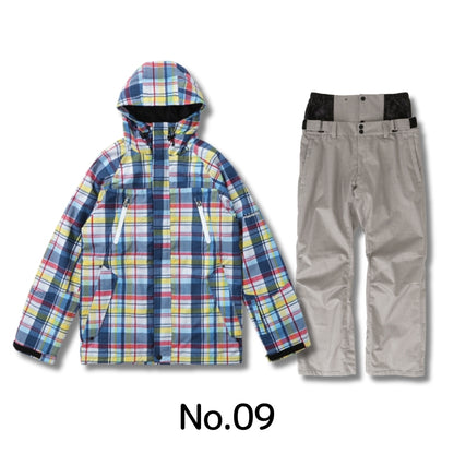 5点セット レンタルよりお得 スノーボードウェア メンズ レディース スキーウェア 上下セット レギュラーシルエット PONTAPES/ポンタぺス PSET-2324