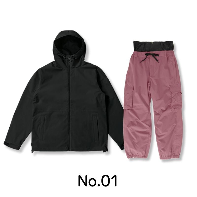 スノーボードウェア メンズ レディース 上下セット ジャケット パンツ 