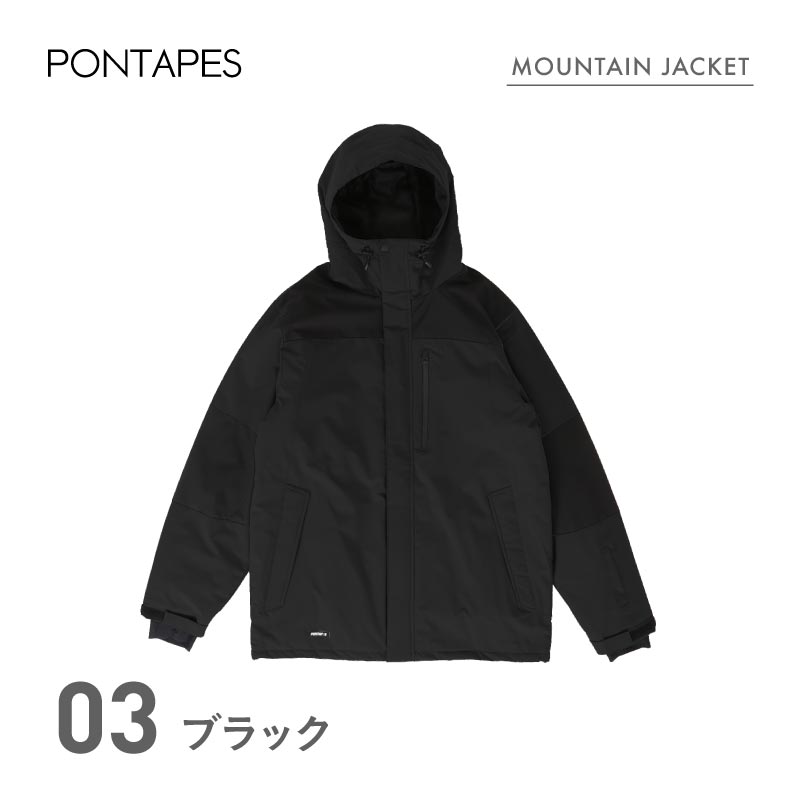 마운틴 재킷 스노우 보드 웨어 맨즈 레이디스 PONTAPES POJ-383 