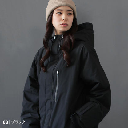 スノーボードウェア メンズ レディース ジャケット単品 マウンテン ルーズシルエット 中綿入り 撥水 防寒 25-26モデル PONTAPES/ポンタぺス POJ-383