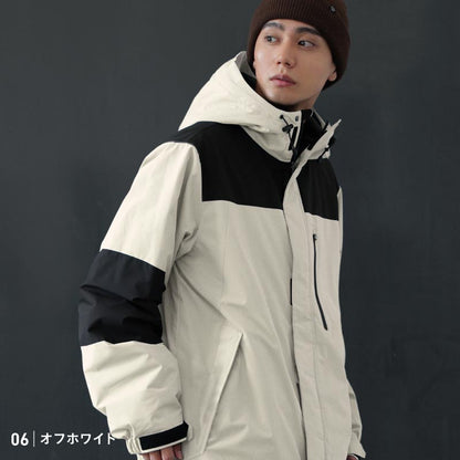 スノーボードウェア メンズ レディース ジャケット単品 マウンテン ルーズシルエット 中綿入り 撥水 防寒 25-26モデル PONTAPES/ポンタぺス POJ-383