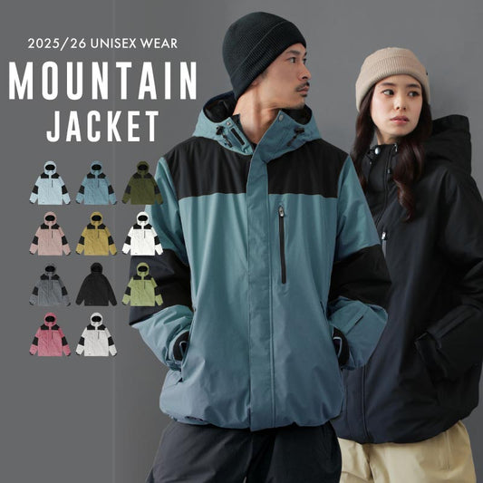 마운틴 재킷 스노우 보드 웨어 맨즈 레이디스 PONTAPES POJ-383 