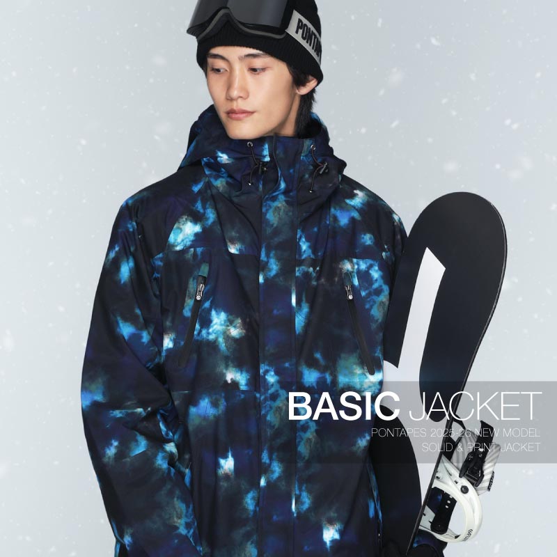 레귤러 재킷 스노우 보드웨어 여성 남성 PONTAPES POJ-300MB 