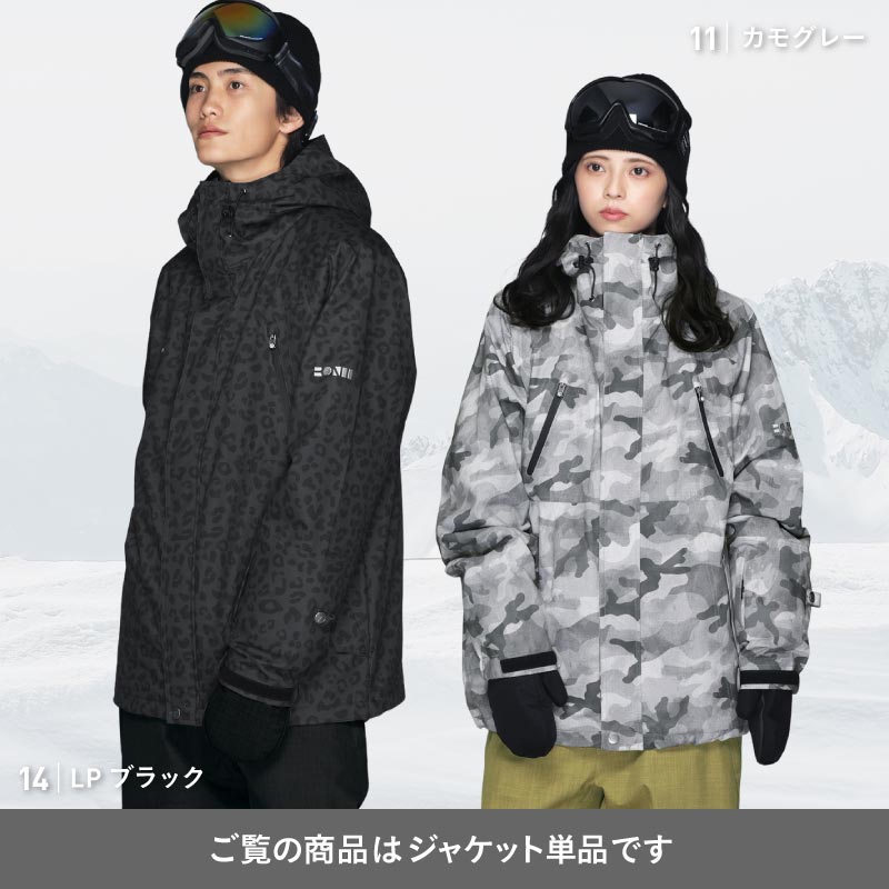 1~16カラー] スノーボードウェア メンズ レディース ジャケット単品