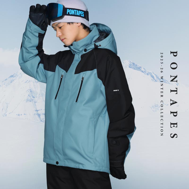 스트레치 스키 재킷 스키웨어 남성용 여성 PONTAPES POJ-361ST 