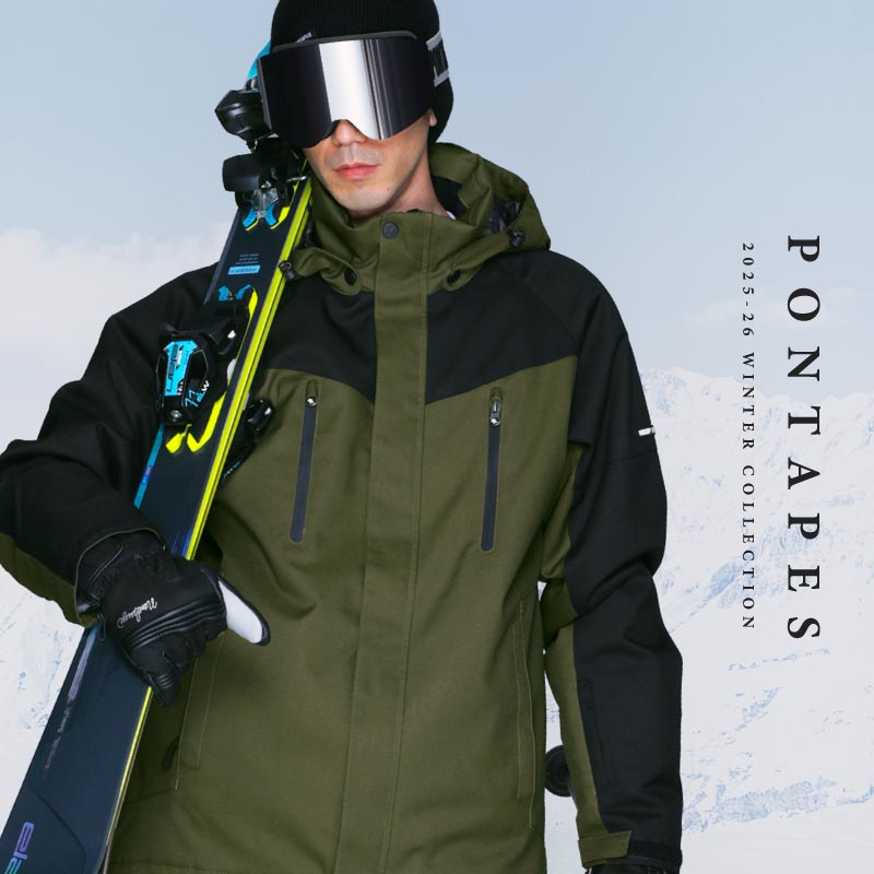 스트레치 스키 재킷 스키웨어 남성용 여성 PONTAPES POJ-361ST 