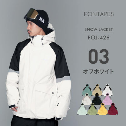 Big Pocket Jacket Snowboard Wear Men's Women's PONTAPES POJ-426 