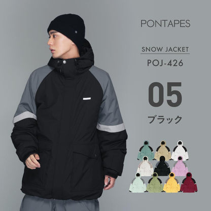 Big Pocket Jacket Snowboard Wear Men's Women's PONTAPES POJ-426 