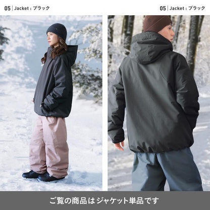 スノーボードウェア メンズ ジャケット単品 スキージャケット 中綿入り 撥水 防寒 25-26モデル PONTAPES/ポンタぺス POJ-452