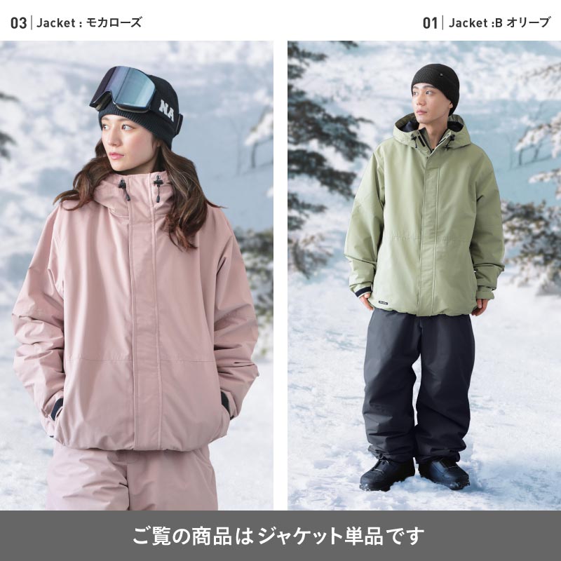 スノーボードウェア メンズ ジャケット単品 スキージャケット 中綿入り 撥水 防寒 25-26モデル PONTAPES/ポンタぺス POJ-452