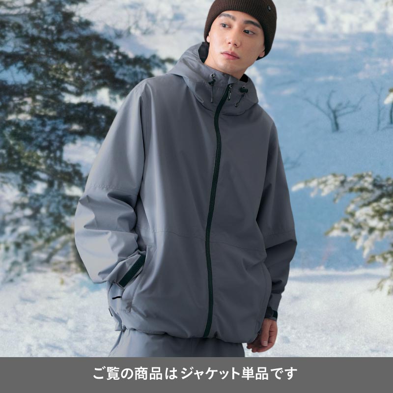 発送開始 スノーボードウェア メンズ レディース ジャケット単品 スキーウェア 中綿なし  撥水 防風 雪山 ルーズシルエット 25-26モデル  PONTAPES/ポンタぺス PLJ-454