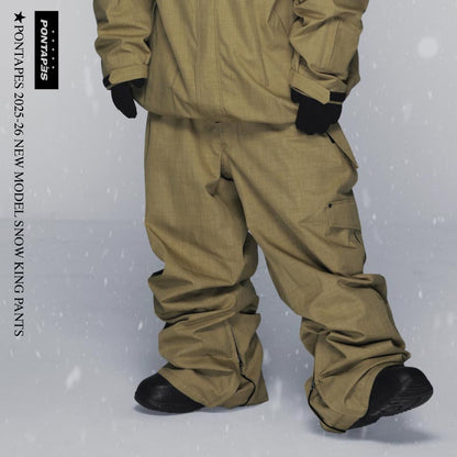 큰 킹 사이즈 4L 6L 팬츠 스노우 보드 웨어 맨즈 레이디스 PONTAPES POP-83KING 