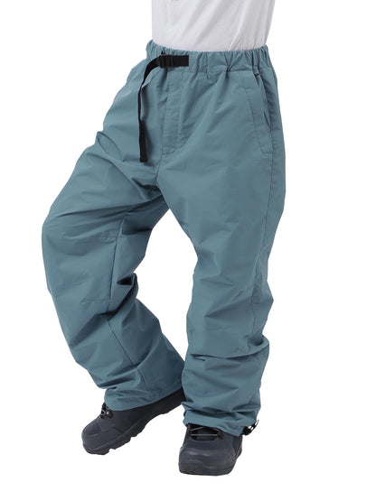 [アウトレット] ソリッドウェア メンズ レディース スノーライトパンツ ワントーンコーデ_2024 ルーズシルエット 撥水 24-25モデル PONTAPES/ポンタぺス POP-433