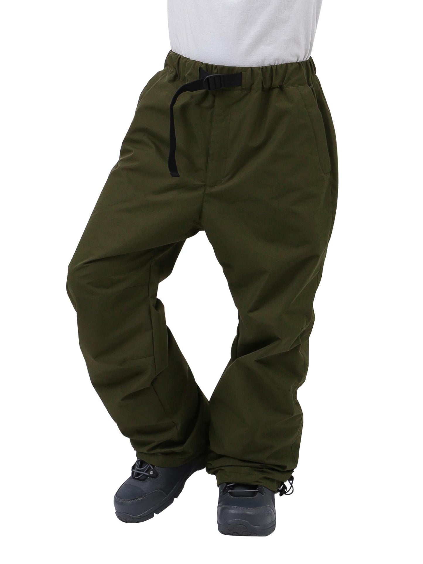 [アウトレット] ソリッドウェア メンズ レディース スノーライトパンツ ワントーンコーデ_2024 ルーズシルエット 撥水 24-25モデル PONTAPES/ポンタぺス POP-433