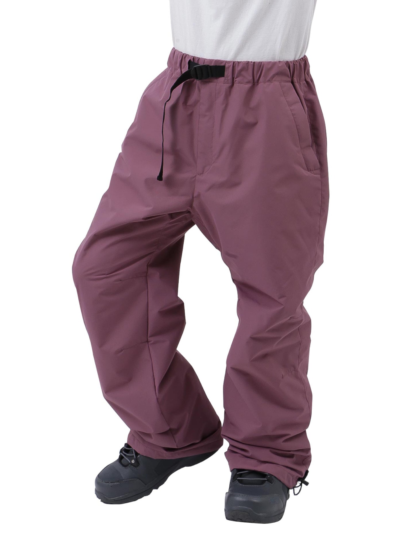 [アウトレット] ソリッドウェア メンズ レディース スノーライトパンツ ワントーンコーデ_2024 ルーズシルエット 撥水 24-25モデル PONTAPES/ポンタぺス POP-433