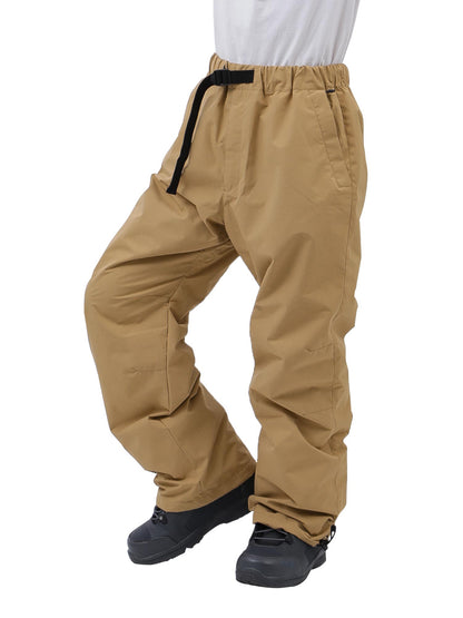 [アウトレット] ソリッドウェア メンズ レディース スノーライトパンツ ワントーンコーデ_2024 ルーズシルエット 撥水 24-25モデル PONTAPES/ポンタぺス POP-433