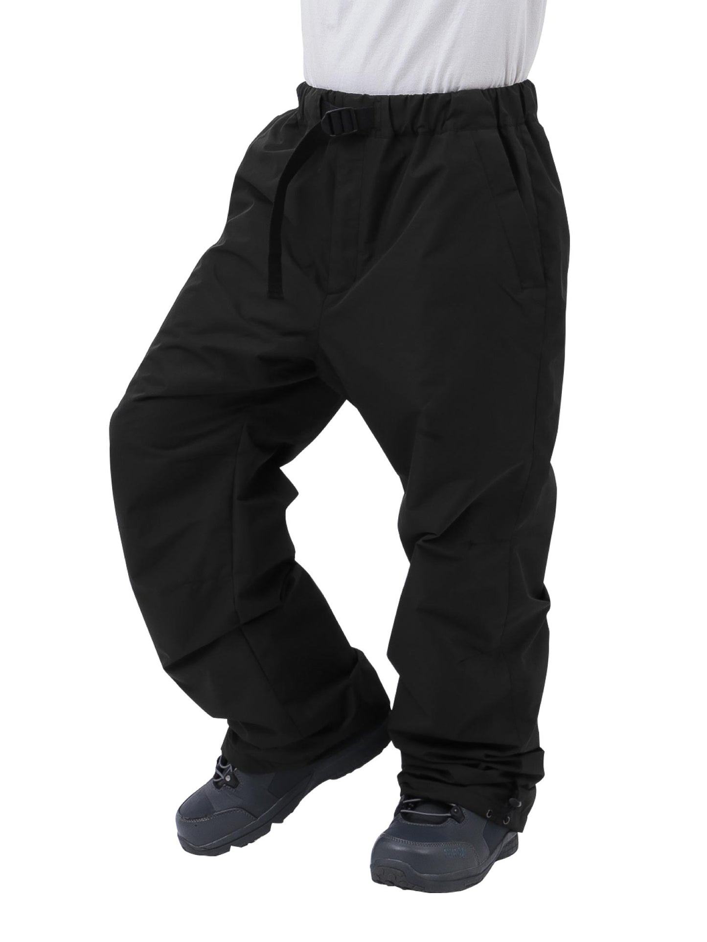 [アウトレット] ソリッドウェア メンズ レディース スノーライトパンツ ワントーンコーデ_2024 ルーズシルエット 撥水 24-25モデル PONTAPES/ポンタぺス POP-433