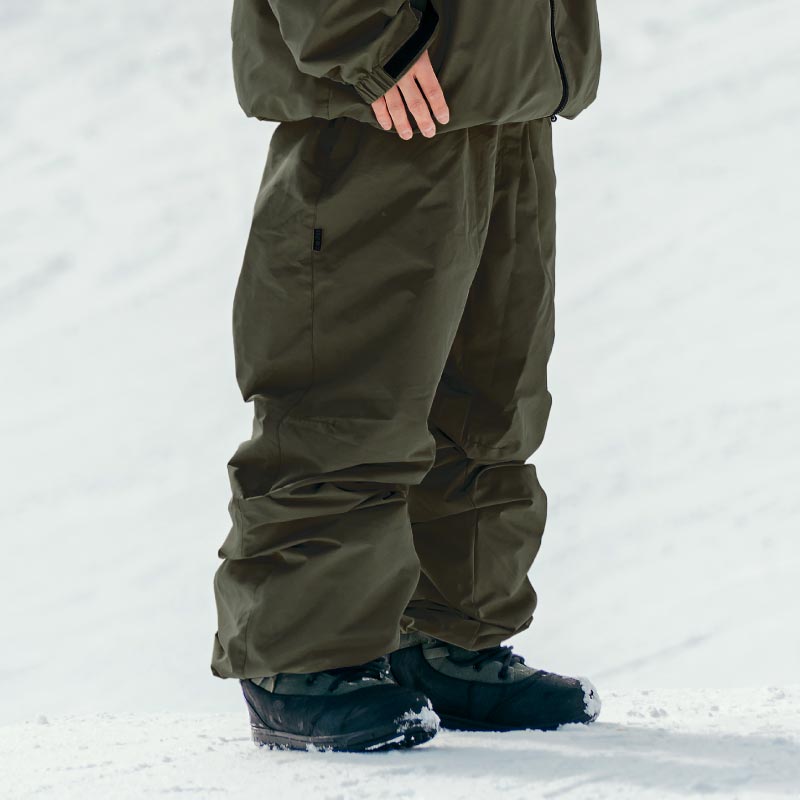 発送開始 スノーボードウェア メンズ レディース パンツ単品 スキーウェア  防寒 撥水 防風 雪山 ルーズシルエット 25-26モデル PONTAPES/ポンタぺス PLP-435